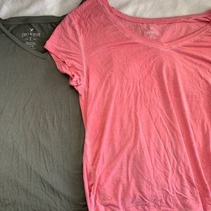 American Eagle Outfitters V-Necks Sz M Set of 2
